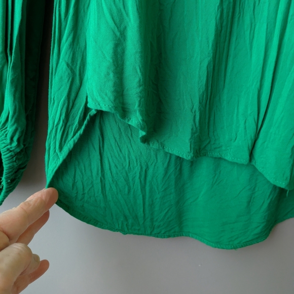 Maeve Green Blouse S - Picture 3 of 13